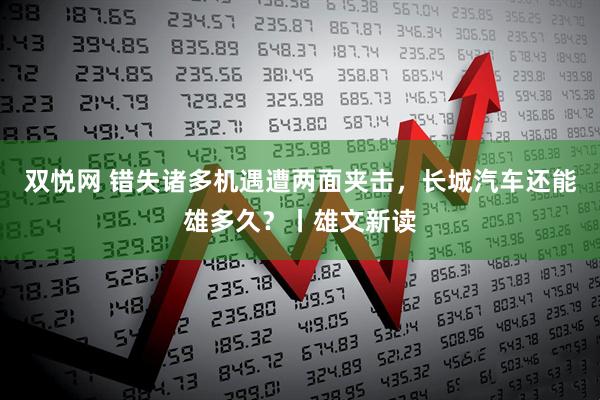 双悦网 错失诸多机遇遭两面夹击，长城汽车还能雄多久？丨雄文新读