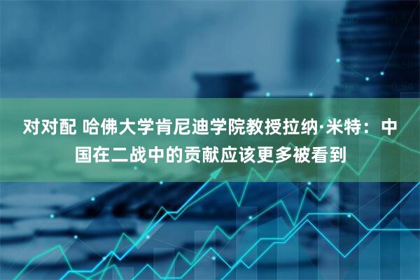对对配 哈佛大学肯尼迪学院教授拉纳·米特：中国在二战中的贡献应该更多被看到