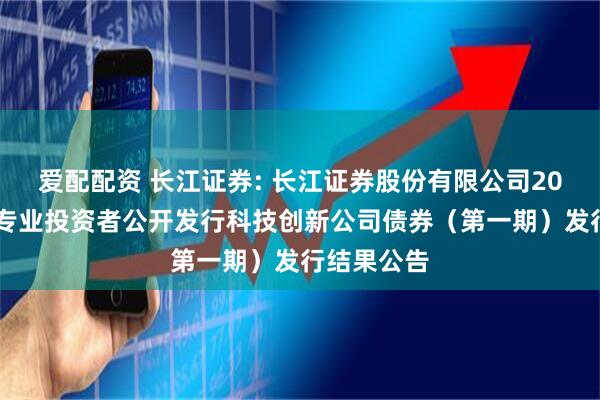 爱配配资 长江证券: 长江证券股份有限公司2025年面向专业投资者公开发行科技创新公司债券（第一期）发行结果公告