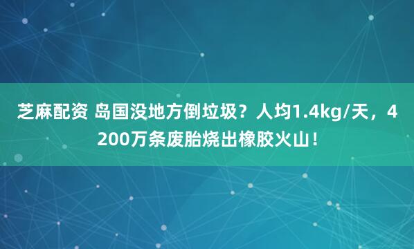 芝麻配资 岛国没地方倒垃圾？人均1.4kg/天，4200万条废胎烧出橡胶火山！